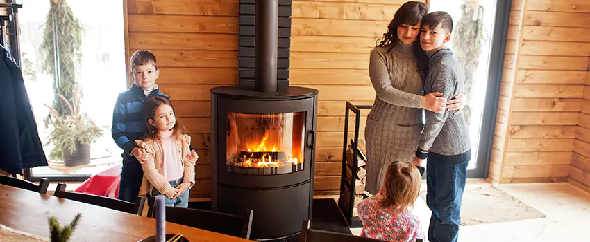 Morso Cast Iron Fireplace Insert Installation in Mead Valley, California
