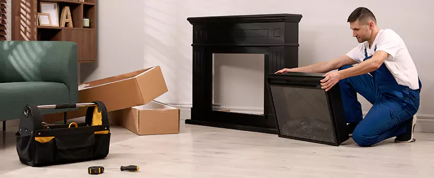 Old Rusted Metal Fireplace Repair And Replacement in Mead Valley, CA